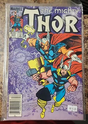 Buy Thor #350 (1984) Newsstand Beta Ray Bill Cover & App Copper Age Marvel Comics FN • 6.33£