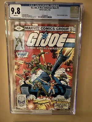 Buy G.I. Joe A Real American Hero #1 1982 Marvel CGC 9.8 White Pages • 1,467.03£