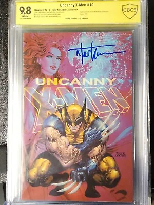 Buy Uncanny X-Men #19 CBCS Not CGC 9.8 SS Signed Tyler Kirkham Marvel Wolverine • 78.98£