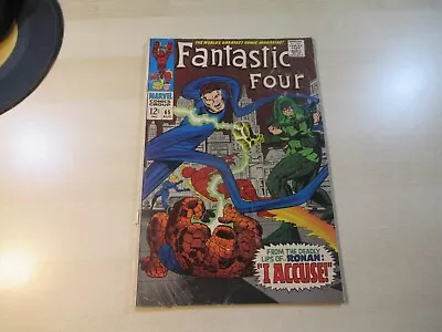 Buy Fantastic Four #65 Marvel Silver Age Key 1st Appearance The Kree & Ronan Accuser • 60.05£