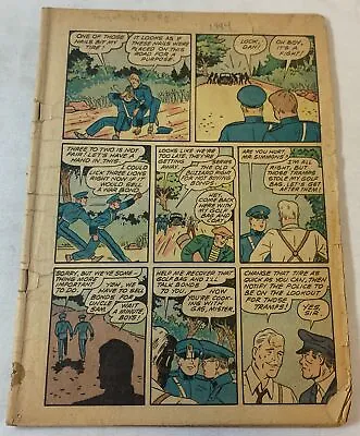 Buy 1944 TARGET COMICS V.5 #2 ~ Coverless, Missing 1st Wrap And Centerfold • 6.37£