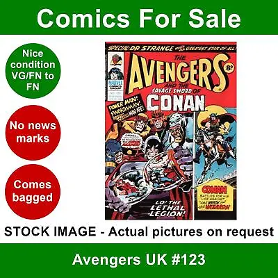 Buy Avengers UK #123 Comic - VG/FN Clean 24 January 1976 - Marvel UK • 5.99£