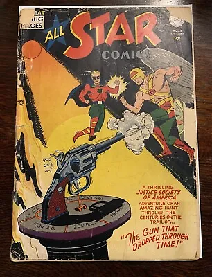 Buy 🟨 All Star Comics #53 DC Wonder Woman Green Lantern Flash Hawkman JSA 1950 ⬛️ • 159.90£