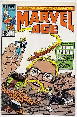 Buy Marvel Age #14 Marvel Comics Shooter Jones Byrne Moench FN 1984 Power Pack • 7.99£