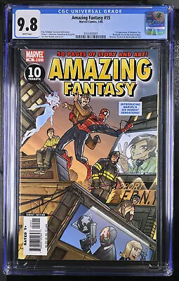 Buy Amazing Fantasy #15 CGC 9.8 -  Marvel 2006 - 1st Appearance Of Amadeus Cho • 358.45£