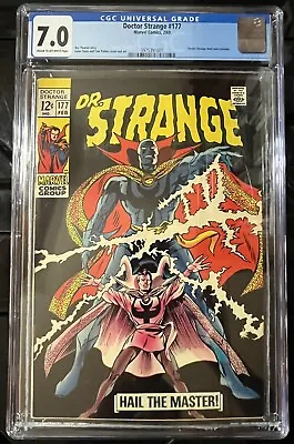 Buy Doctor Dr Strange #177 CGC 7.0 See Pics Marvel Comics Silver Age 1st New Costume • 158.05£