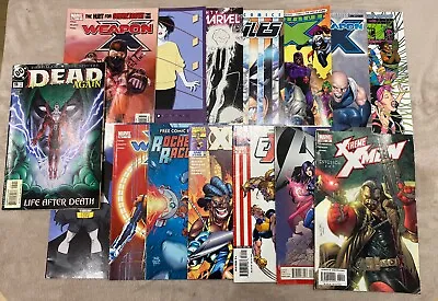 Buy 15 X Marvel, Dc And  House Of M Comic Book Bundle Vintage • 6.50£