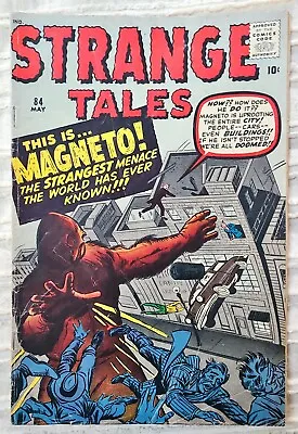 Buy STRANGE TALES #84 - 1st MAGNETO - Scarve PRE-HERO MARVEL - 1961 KEY Issue • 244.43£