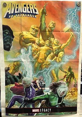 Buy Avengers #675 No Surrender Promo Poster 24 X 36 Marvel 2017 Pepe Larraz RARE • 19.05£
