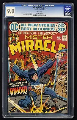Buy Mister Miracle #9 CGC VF/NM 9.0 Jack Kirby Cover And Art! 1st Appearance Himon! • 38.38£