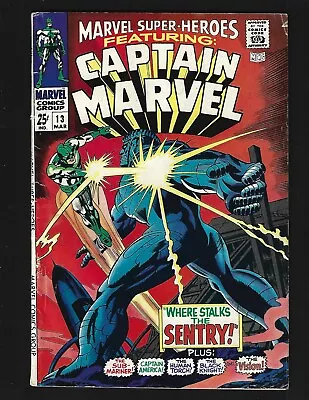Buy Marvel Super-Heroes #13 FN 2nd Captain Marvel 1st Carol Danvers (Ms. Marvel) • 70.36£