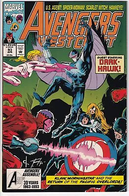 Buy Marvel Avengers West Coast Series 2 Issue #93 Comic Book 1993 Demonica Calling! • 5.69£