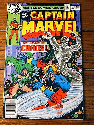 Buy Captain Marvel 61 FN+ 6.5 1979 1st Appearance Of Elysium Minor Key • 5.23£