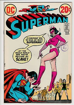 Buy Superman #261 - 1973 Vintage Bronze 20¢ DC - Batman Joker - Cardy Star Sapphire • 10.50£