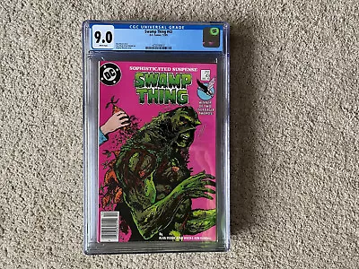 Buy Swamp Thing #43 CGC 9.0 White Pages DC Comics Classic Cover New Case! 1985 • 55.96£
