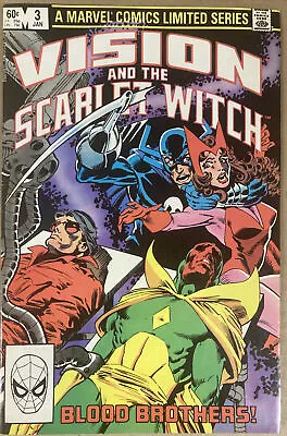 Buy Vision And The Scarlet Witch  #3 January 1983 Vf- Wandavision Blood Brothers • 14.99£