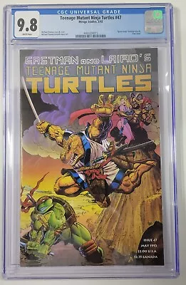 Buy Teenage Mutant Ninja Turtles 47 CGC 9.8  FIRST SPACE USAGI TMNT  MIRAGE 1992 • 201.07£