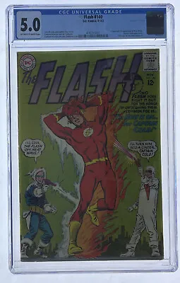 Buy The Flash #140 DC Comics CGC 5.0 Origin & 1st App Heatwave Captain Cold App 1963 • 234.95£