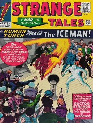 Buy Strange Tales #120 NEW METAL SIGN: Human Torch Meets The Iceman • 15.89£