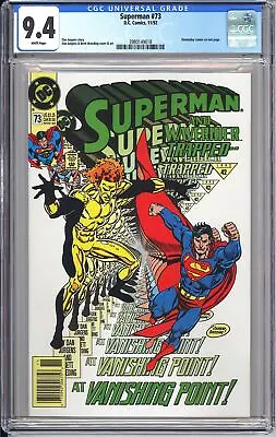 Buy Superman 73 CGC 9.4 3980149018 Doomsday Cameo On Last Page NEWSSTAND • 80.05£