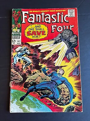Buy Fantastic Four #62 - 1st Appearance Of Blastaar (Marvel, 1967) VG- • 15.65£