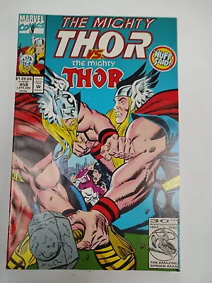 Buy The Mighty Thor Vs. The Mighty Thor 458 Marvel Comics 1992 • 9.07£