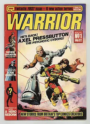 Buy Warrior UK #1 FN- 5.5 1982 1st App. Alan Moore's MarvelMan, V For Vendetta • 195.88£