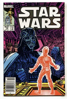 Buy STAR WARS #76--1984--Darth Vader--Newsstand--comic Book--NM- • 22.02£