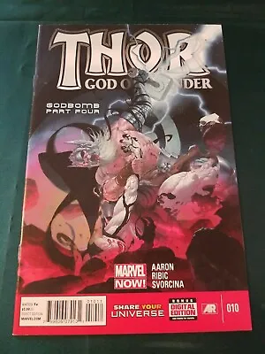 Buy THOR God Of Thunder #10 Marvel, 2013 Esad Ribic Cover NEAR MINT ~NICE~ • 11.95£