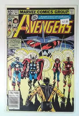 Buy The Avengers #217 Marvel Comics (1982) 1st Series Newsstand 1st Print Comic Book • 3.59£
