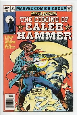 Buy MARVEL PREMIERE  #54b  (   FN/VF    7.0  ) 54TH ISSUE   CALEB HAMMER IS COMING • 2.60£