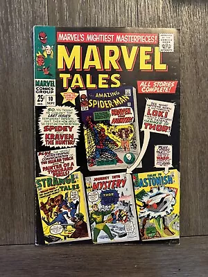 Buy Marvel Tales #10 VF Spider-Man 1st Kraven (reprint) Marvel Siler Age 1967 • 14.38£