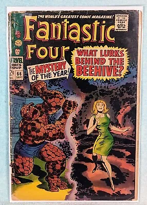 Buy Fantastic Four #66 (Marvel Comics, 1967) Origin Of HIM (Adam Warlock) • 23.82£