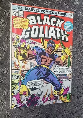 Buy BLACK GOLIATH #1 (1976) 2nd App And Origin Of Black Goliath • 18.96£
