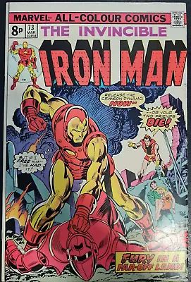 Buy Invincible Iron Man #72 1974 Pence Variant • 4.95£