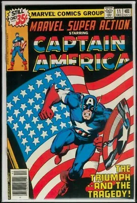 Buy Marvel Comics MARVEL SUPER ACTION #11 Reprints Captain America #109 VFN 8.0 • 4.72£