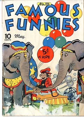 Buy Famous Funnies  # 106   GOOD   May 1943     Many Artists & Writers.  See Photos • 27.90£