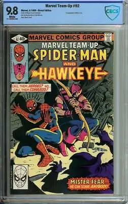 Buy Marvel Team-up #92 Cbcs 9.8 White Pages // 1st Appearance Mister Fear Marvel • 143.91£