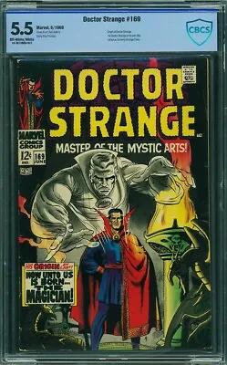 Buy Doctor Strange 169 Cbcs 5.5 Oww Page Origin Of Doctor Strange 1st Title Sharp C1 • 225.19£