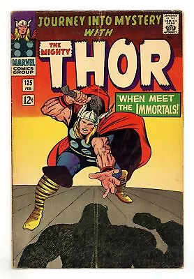 Buy Thor Journey Into Mystery #125 GD+ 2.5 1966 • 14.63£