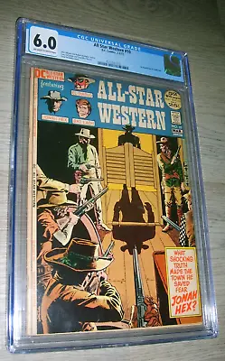 Buy ALL STAR WESTERN #10 CGC 6.0 Key 1st App. Jonah Hex Tony DeZuniga Cover 1972 • 286.79£