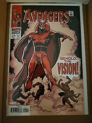 Buy Avengers #57 (2021 Marvel Comics Facsimile Edition)  1st App Of Vision Unread NM • 15.89£