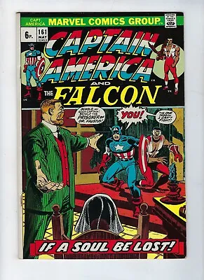 Buy CAPTAIN AMERICA # 161 (THE FALCON, Dr Faustus & Nick Fury Apps. MAY 1973) VF • 9.95£
