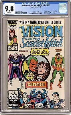 Buy Vision And The Scarlet Witch #12 CGC 9.8 1986 3914624015 • 194.67£