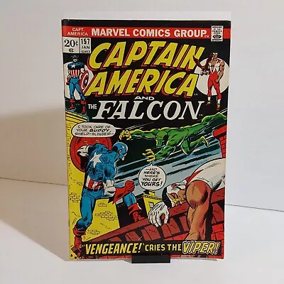 Buy Captain America 157 Fn- 1972 Marvel Comics The Falcon Nice Copy • 11.19£