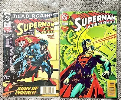 Buy 2 Superman In Action Comics 1994 And 1996 Numbers 27 And 48 • 24.02£