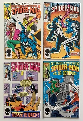 Buy Spectacular Spider-man #121, 122, 123 & 124 (Marvel 1986) 4 X FN+ To VF Comics • 22.12£