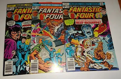 Buy Fantastic Four #177,178,179 Perez  F/vf  1976/77 • 21.29£