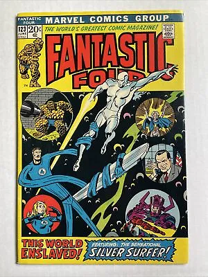 Buy Fantastic Four #123 VF 1972 Marvel Comics Silver Surfer • 30.92£