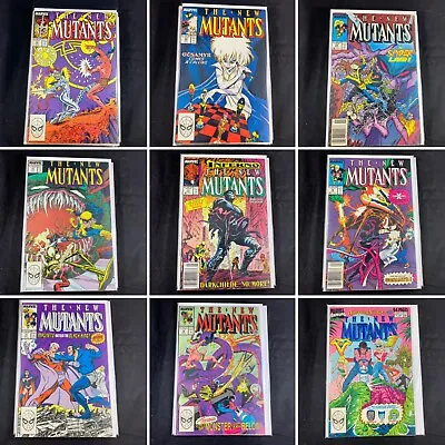 Buy (Lot Of 9) The New Mutants No. 66, 68, 69, 70, 73, 74, 75, 76 Marvel Comics 1988 • 31.53£